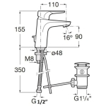 Roca Atlas D5: 2+4+6+7+8 龍頭套裝 (5A3D90C0N+5A0290C0N+5B2350C00+AP00033100+5BG113C0N+5B2515C0N)